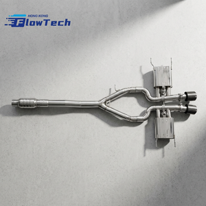 ระบบท่อไอเสียแคทแบ็กสแตนเลสสำหรับรถยนต์ Jaguar F-TYPE X152 2.0T พร้อมวาล์วควบคุมเสียงและระบบปรับเสียงได้ - Product Image 5