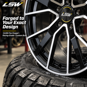 ล้อแม็กซ์ LSW Luxury Forged Alloy ขนาด 22 นิ้ว ลาย Blade 5 ก้าน หน้าเจียรเงา ขอบอะลูมิเนียม 6061-T6 สีสั่งทำพิเศษสำหรับรถยนต์ - Product Image 3