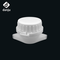 Bouchon à vis de 33 mm pour poche souple, écologique, durable, de qualité alimentaire, anti-fuite, réutilisable, grand format, pour shampoing, Danju