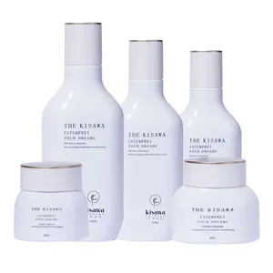 Hot Sell Free Sample Private Label Cosmetic Packaging Skin Care Glass Bottle Set By China Supplier