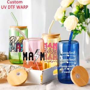 Usine fête des mères logo coloré autocollants <span class=keywords><strong>en</strong></span> vinyle uv dtf tasse wrap transferts impression wrap pour tasses <span class=keywords><strong>en</strong></span> verre - Product Image 6