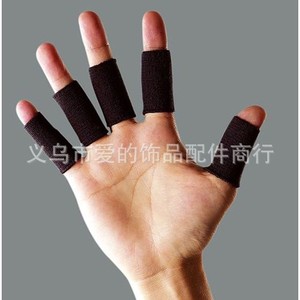Aomiao's Mystery Finger <b>Cots</b> Blue Black Protective Sleeves For Beading Jewelry Making 1 Pair Random Color Yiwu Origin - Product Image 2
