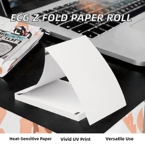 Rollo de Papel para ECG de Tres Canales y Papel Térmico de Una Sola Capa con Plegado en Z de 57 mm x 20 m para NIHON KODEN 6353 EGG 32A - Product Image 2