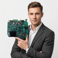 Placa de Control Industrial Personalizada, Ensamblaje de PCB, Módulo de Relé Terminal USB Ethernet RS232 DB9, OEM ODM, Placa de Circuito PCBA