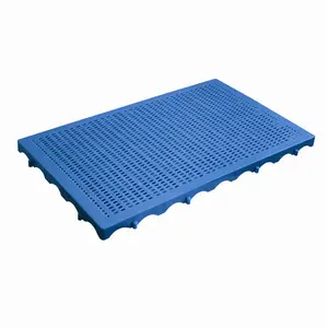 HDPE maglia tipo collegabile antiscivolo pallet in plastica antiscivolo foglio di stuoia del pavimento a doghe pavimenti in per i suini