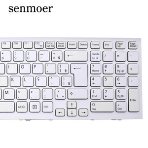 En stock caliente BR diseño marco blanco <span class=keywords><strong>VAIO</strong></span> VPC-EG EG-100C EG-111T EG-112T EG-211T latitud 3540 teclado para el ordenador portátil para Sony - Product Image 5