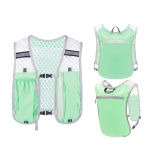 Gilet de course réfléchissant léger pour l'extérieur, gilet d'hydratation portable pour la course sur sentier, pour hommes et femmes - Product Image 5