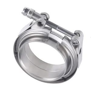 Thread galling free V band exhaust clamp 6 inch pipe clamp