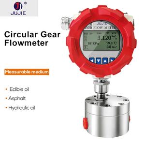 Termômetro de engrenagem 4-20ma, medidor de fluxo pequeno com cola para óleo óleo querosene xarope mel - Product Image 3