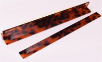 Règle de Mahjong Moderne en ABS, Couleur Écaille de Tortue, Règle de Rangée à Fente pour Cartes, Ondulée, pour Jeux d'Échecs et de Cartes, Divertissement