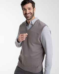 سترة من الكشمير الممتاز مع تصميم برقبة على شكل V بطانة من القطن من شركة التصنيع الأصلية فاخرة مخصصة - Product Image 2