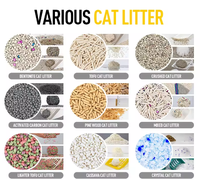 Litière pour chat jetable écologique certifiée ISO9001, absorption super rapide, 1kg/5kg, bon marché et de qualité, directement de l'usine