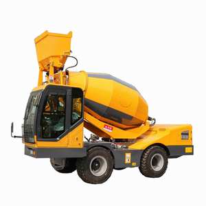 Camion malaxeur à béton diesel compact personnalisable à chargement automatique pour projets d'ingénierie, homologué CE Euro5, à vendre - Product Image 2