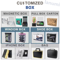 Lanumi LM-2023 Kit de tondeuse à cheveux professionnelle sans fil en acier inoxydable étanche IPX8 avec batterie 2500mAh, recharge USB électrique 5W CN;GUA