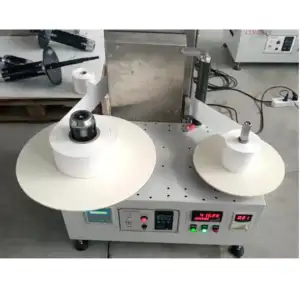 Auto rewinding machine for post press equipment