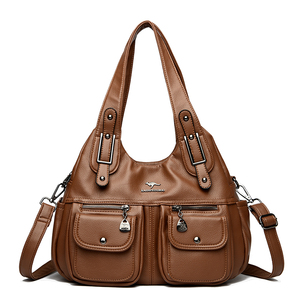 New Designer Fashion Handbag Women Large Capacity Tote Ladies Hand <b>Bags</b> <b>Soft</b> PU <b>Leather</b> and Handbags New Elegant Shoulder <b>Bag</b> - Product Image 4