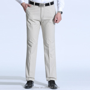 Pantalones de trabajo flexibles para hombre, pantalón Chino inteligente, color <span class=keywords><strong>caqui</strong></span>, personalizado, 360 - Product Image 4
