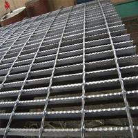 Rejilla de Acero Plana para Piso, Material de Construcción Metálico para Exteriores, Anticorrosión, Q235 ASTM A36, Tamaño Personalizado, para Puentes