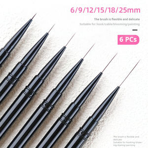 Pinceaux professionnels pour nail art : Gel Polish, dégradé, liner 3D, pour salon de manucure - Product Image 3