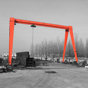 Grúa pórtico monoviga de servicio pesado de 32 toneladas, altura de elevación de 3m a 18m, longitud personalizada, grúa de puente montada sobre rieles, fabricante y proveedor - Product Image 3