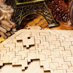 Rompecabezas Prismático de Madera 3D, Nivel de Dificultad 10, Juguete Educativo, Regalo Inmersivo para Cumpleaños de Amigos - Product Image 3