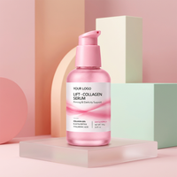 Sérum Gel Anti-rides au Collagène en Gros sous Marque Privée avec Extrait de Pivoine et Acide Hyaluronique, Emballage Personnalisé, Usine OEM ODM