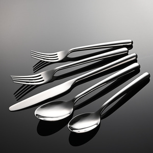 Ensemble de couverts <span class=keywords><strong>en</strong></span> acier inoxydable 430, finition mate <span class=keywords><strong>argent</strong></span>ée, <span class=keywords><strong>couteau</strong></span> et fourchette, pour mariages, buffets, restaurants, hôtels, qualité supérieure - Product Image 3