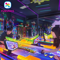 Nouvelle machine de jeu d'arcade à monnayeur, table de hockey sur air plate, équipement de divertissement intérieur tendance