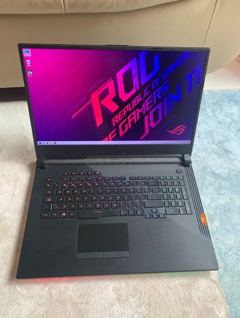 ROG Strix G3 Gaming Laptop 9th Gen I7 16GB RAM 512GB SSD RTX2060 6G 15.6 Inch 144Hz FHD English Keyboard Wi-Fi 6E