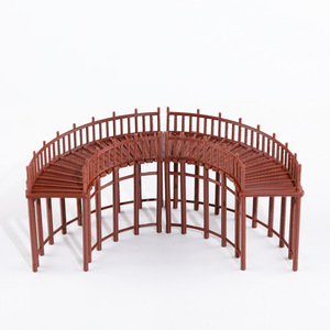Modelo de microcruzeta de madera al por mayor para mesa de arena, jardín, pasillo, pabellón antiguo, nuevo estilo campestre - Product Image 6