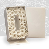 Boîtes personnalisées avec impression couleur intégrale, couvercle et fond, boîtes à fleurs de haute qualité, recyclables, emballage en carton, boîte cadeau pour femme, amoureuse