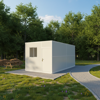 Structure en acier préfabriquée mobile et portable de 20 et 40 pieds, en kit, pliable, pour maisons conteneurs métalliques préfabriquées