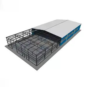 China factory supplier hot-dip galvanized steel equiangular steel building steel structure prefabricated houses for sale