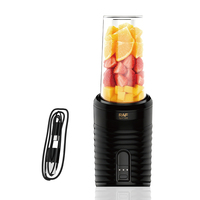 Licuadora Portátil RAF R.30005, 200W, 450ml, Inalámbrica, Recargable por USB C, Mezcladora de Bebidas, 12000 RPM, Alta Potencia, Arranque Rápido, Fácil de Limpiar, para el Hogar