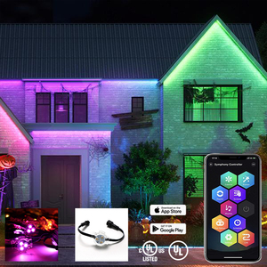 Luces LED RGB para exteriores con control de píxeles IP68 Clasificado para Navidad Paisaje de vacaciones Iluminación decorativa Luces RGB para exteriores Premium - Product Image 1