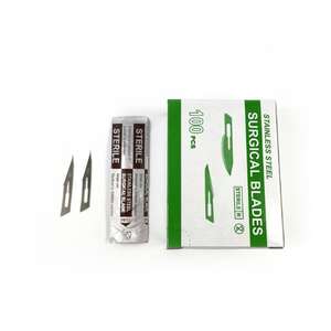 Cuchilla de Bisturí Quirúrgica Desechable Estéril N.º 10, 15, 11, de Acero al Carbono, Instrumentos Quirúrgicos Básicos - Product Image 5