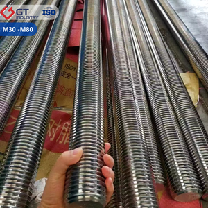 Thanh thép không gỉ kẽm Đen Thép Carbon thanh ren M30 M32 M34 M36 M38 M40 M42 M50 M60 M70 M80 kích thước lớn thanh ren - Product Image 5