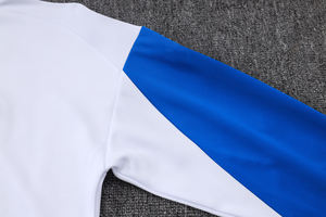 Combinaison d'entraînement rétro à manches courtes avec fermeture éclair intégrale, séchage rapide, automne-hiver, 25/26, uniforme de compétition des clubs européens de Paris, vêtements de football - Product Image 3