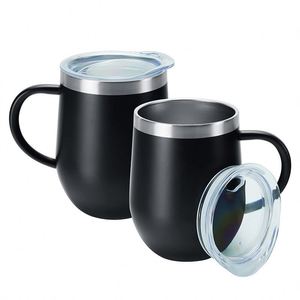 Mug isotherme en acier inoxydable avec poignée, 12 oz - Product Image 4