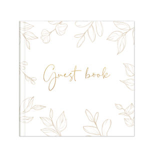 2024 Custom Printing Wedding Guest Book Hardcover Faviours Event Memory Blank Signature <b>Organizer</b> Planner Journal Notebook - Product Image 1