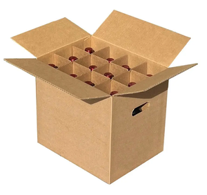 Scatole in Cartone Ondulato Riciclabile all'Ingrosso dalla Cina con Laminazione Opaca e Goffratura per Spedizione e Imballaggio di Vino, <span class=keywords><strong>Vodka</strong></span> e Bevande - Product Image 6