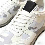 Zapatillas de Running Unisex Rock Runner de Diseño, Parte Superior de Cuero Genuino, Entresuela de Malla, Suela Exterior de EVA, <span class=keywords><strong>Triple</strong></span> Negro, Blanco, Beige, Verano - Product Image 4