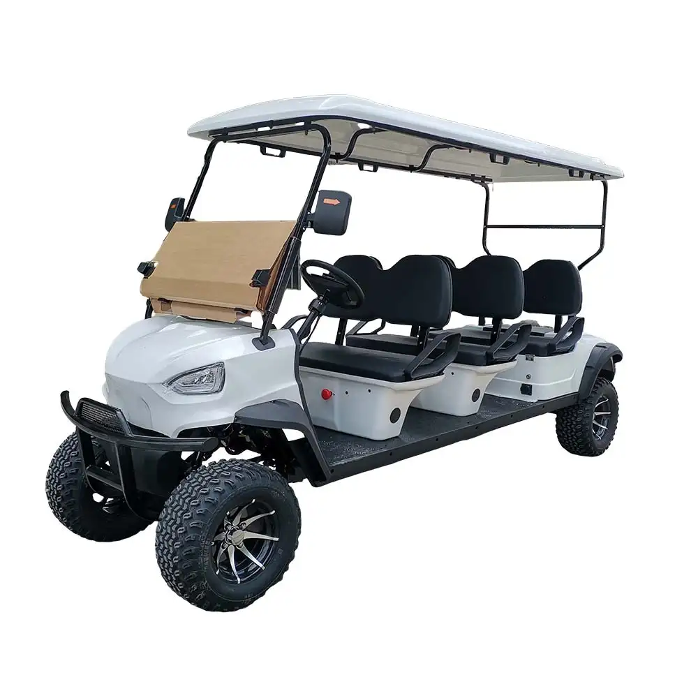 Hot Sale Off Road Street Legal 48V 72V Lithium Battery Karts Car Buggy 4 6 Seater Carrito DE Electric Golf Carts