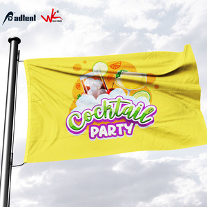 Nhà Máy Bán buôn tùy chỉnh thực hiện khuyến mãi cờ khoen biểu ngữ với logo tùy chỉnh in quảng cáo cờ - Product Image 1