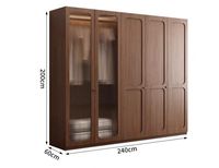 Chambre à coucher écologique vestiaire professionnel personnalisé vêtements stockage armoire avec rotin tissage