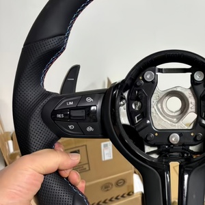 Volante Deportivo de Cuero M Sport en Stock para <span class=keywords><strong>BMW</strong></span> F10 F30 F31 F32 F20 E92 <span class=keywords><strong>E60</strong></span> X6 E71 E70 E90 M3 M4 <span class=keywords><strong>M5</strong></span> M6, Accesorios Interiores para Automóviles - Product Image 3