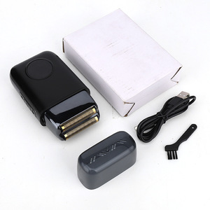 <span class=keywords><strong>Afeitadora</strong></span> de <span class=keywords><strong>Barba</strong></span> de Larga Duración con Pantalla Digital, Batería de 1400mAh, 7500 RPM, Resistente al Agua IPX6, para Cuidado Facial - Product Image 4