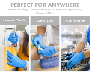 Gants en nitrile industriels, gants en nitrile de qualité alimentaire, gants en nitrile jetables pour examen médical - Product Image 5