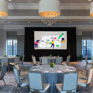 Grand écran de projection portable à pliage rapide de 200 pouces 16:9 avec étui de vol - Product Image 2