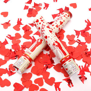 Corazón rojo boda fiesta confeti <span class=keywords><strong>Tirador</strong></span> - Product Image 2